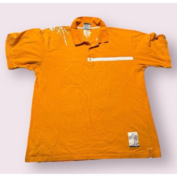 PEPE PJL Pepe Jeans London Shirt Mens 4XL Orange Polo - Picture 1 of 9